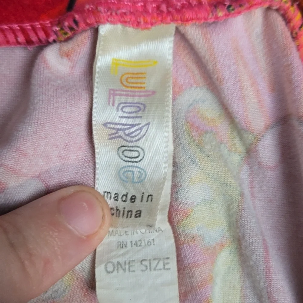 lularoe pink heart leggings